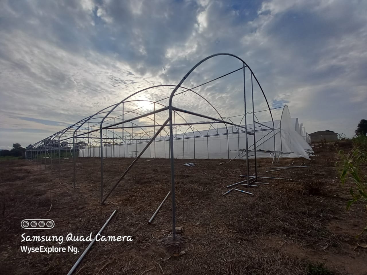 Screenhouse Metal Framework